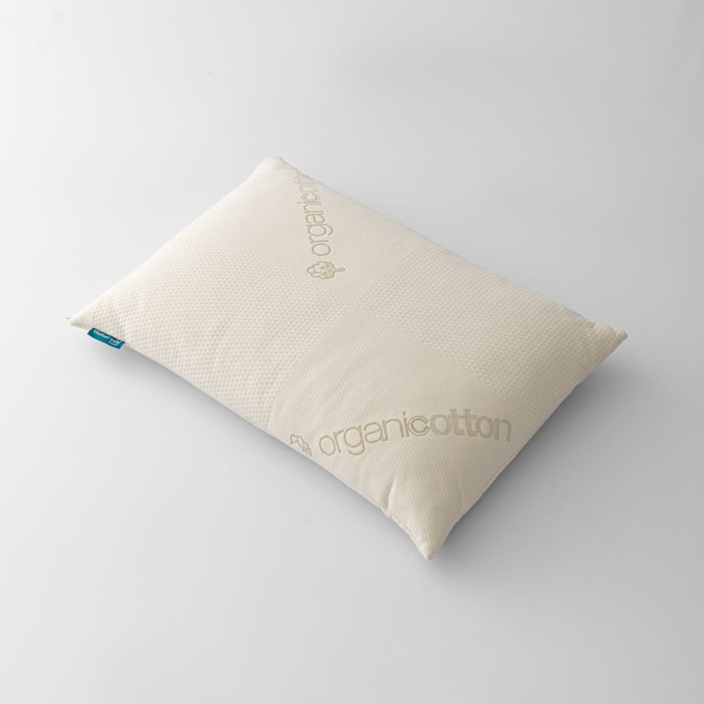 Organic cotton shredded memory foam pillow