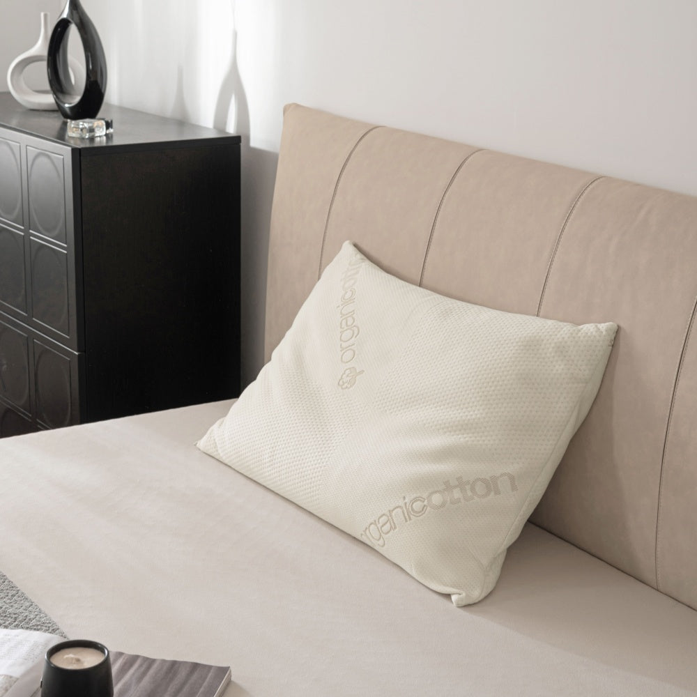 Lacozia Organic Cotton Shredded Memory Foam Pillow