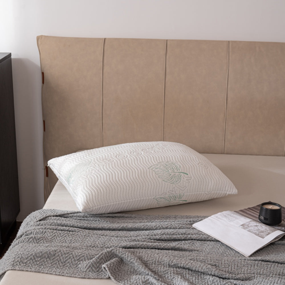 Bamboo shredded memory foam pillow