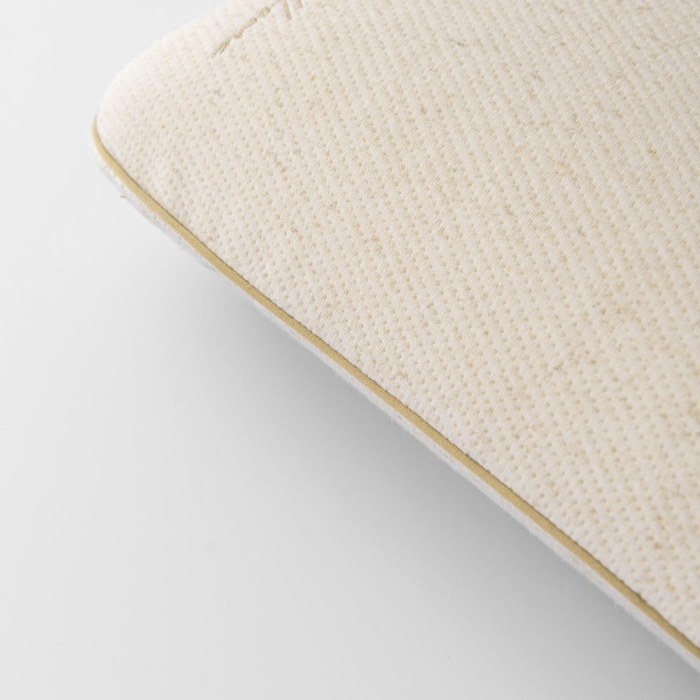 Linen memory foam pillow