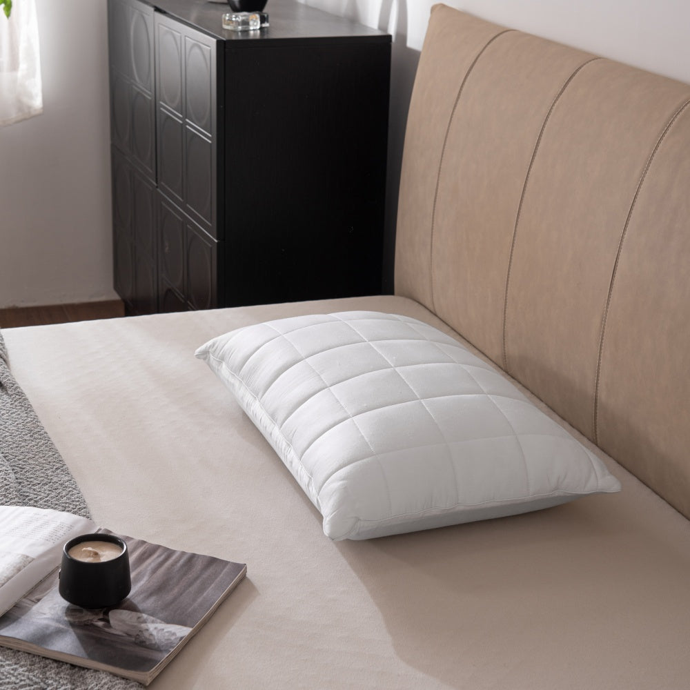 Bamboo quilted cooling pillow