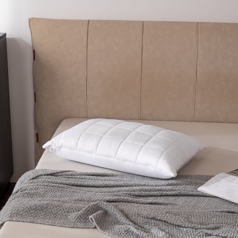 Bamboo quilted cooling pillow